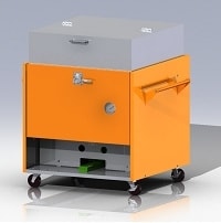 焼き芋機(熱対流管式) 「いも名人」 18kg/12kg焼き （D001-15*/D001-10*）